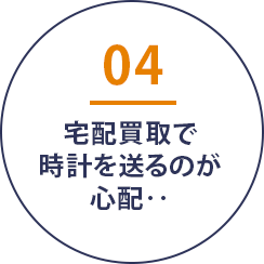 宅配買取で時計を送るのが心配‥